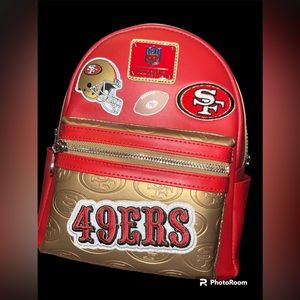49ers Loungefly Mini Backpack